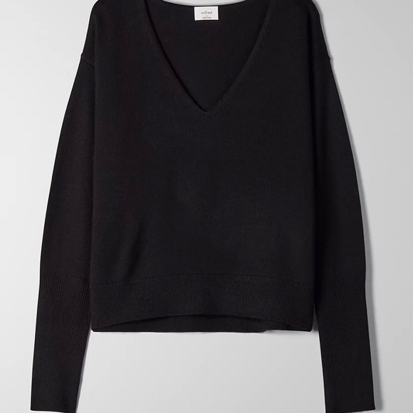 Aritzia Cyprie V-neck Sweater - Picture 7 of 7